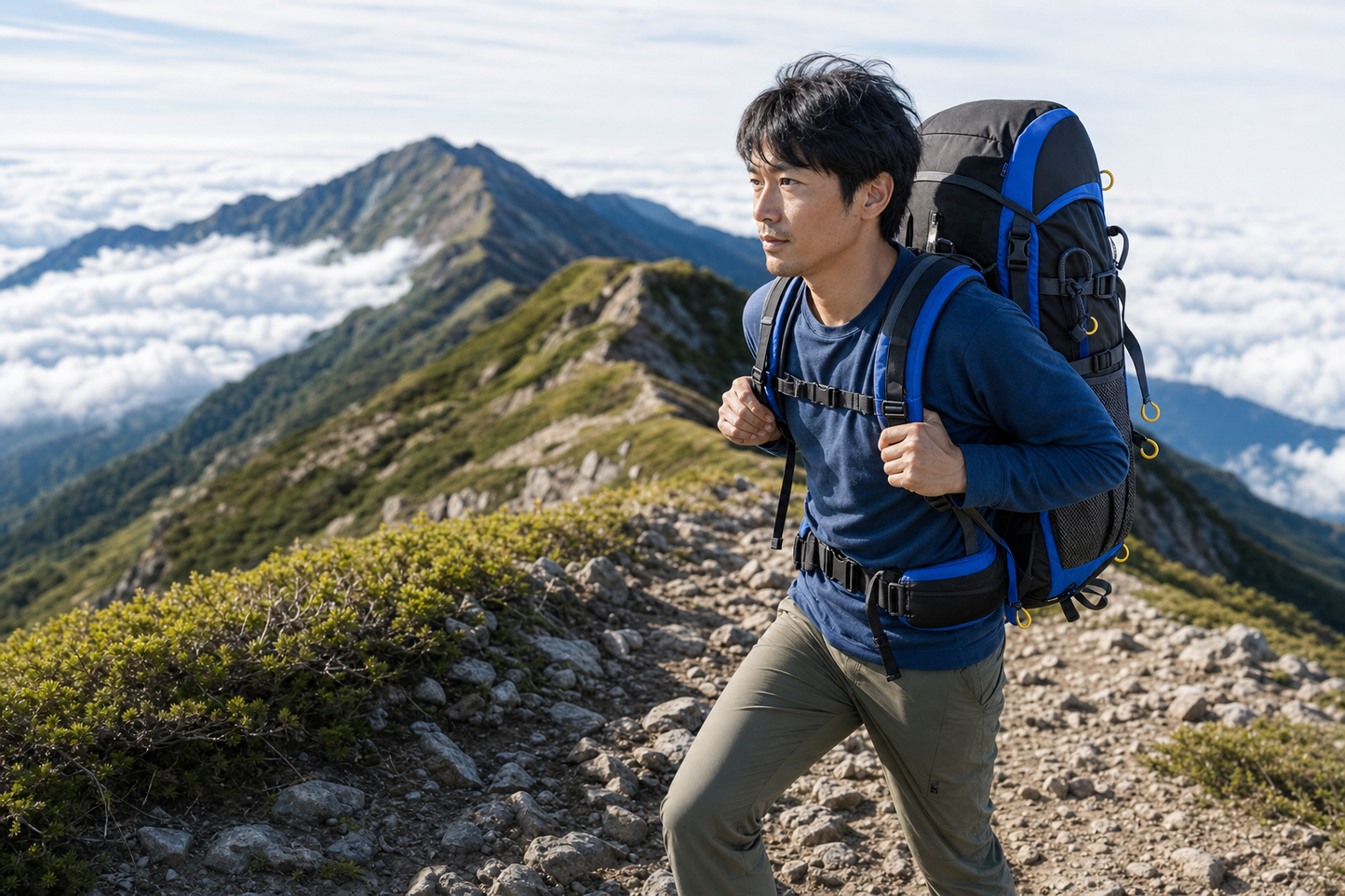 大容量 登山バックパック 防水｜旅も山も、これひとつで