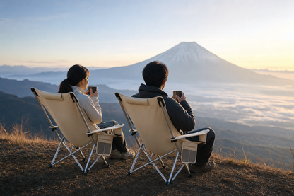 リクライニング アウトドアチェア 超軽量｜川辺で昼寝できる椅子